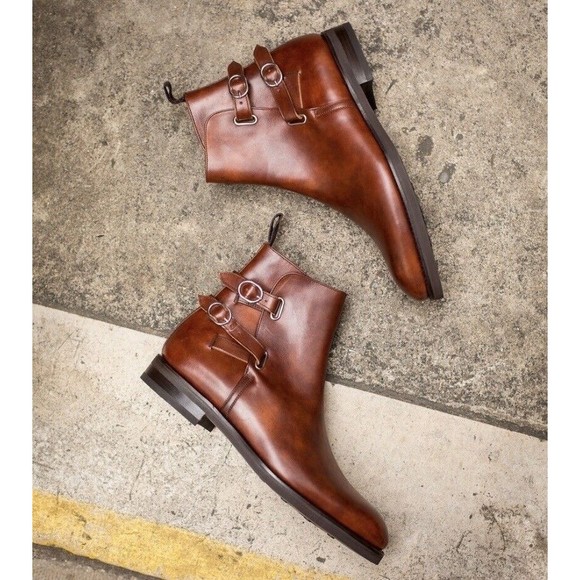 J.Fitzpatrick Genesee MTO Gold Museum Calf Double Country Rubber Sole 8E $800.00 main image 13